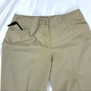 LOFT “Ann” Ankle-length Stretch Chinos. Sz 12.